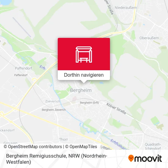 Bergheim Remigiusschule Karte
