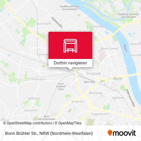 Bonn Brühler Str. Karte