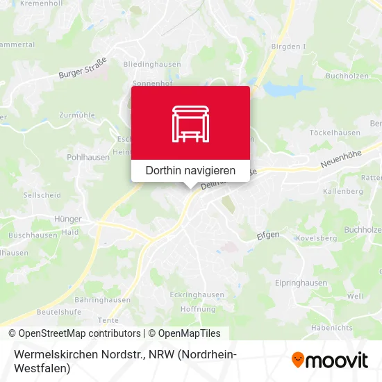 Wermelskirchen Nordstr. Karte