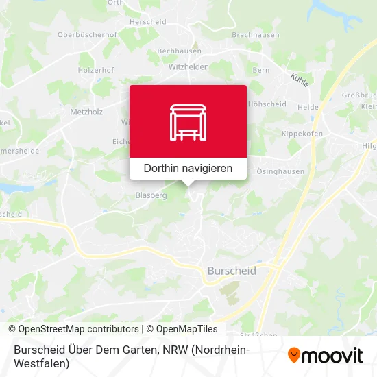 Burscheid Über Dem Garten Karte