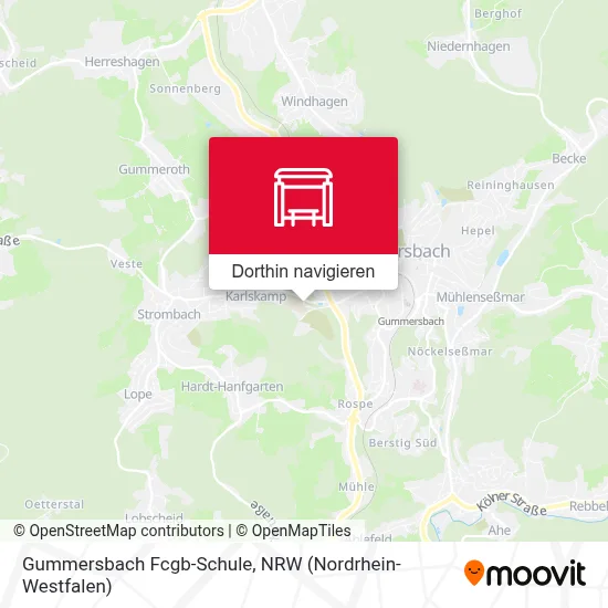 Gummersbach Fcgb-Schule Karte