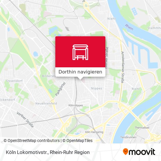 Köln Lokomotivstr. Karte