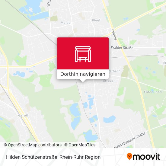 Hilden Schützenstraße Karte