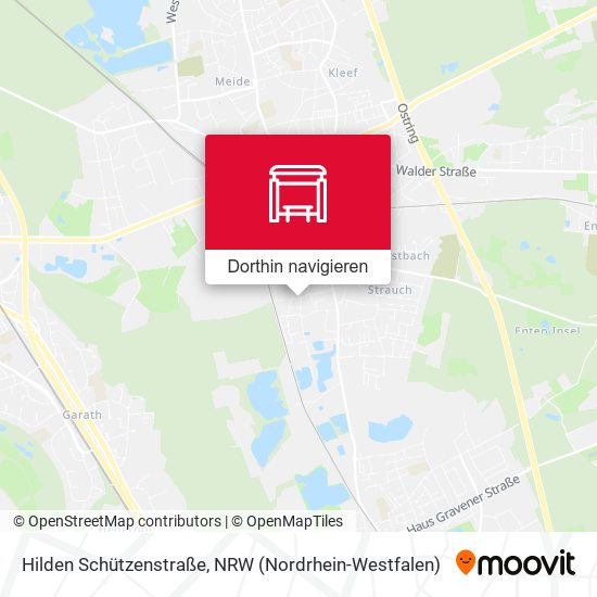 Hilden Schützenstraße Karte