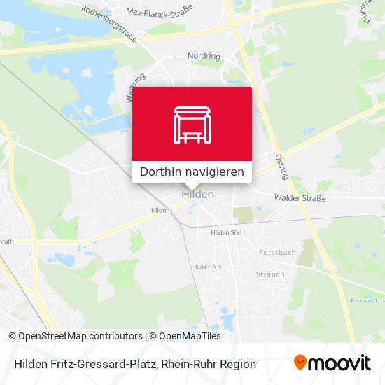 Hilden Fritz-Gressard-Platz Karte