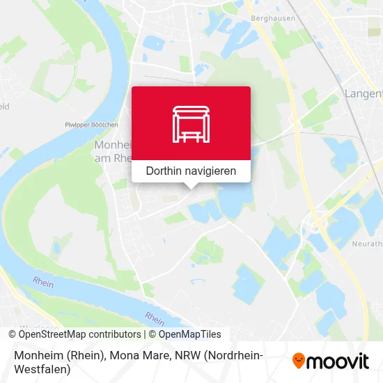 Monheim (Rhein), Mona Mare Karte