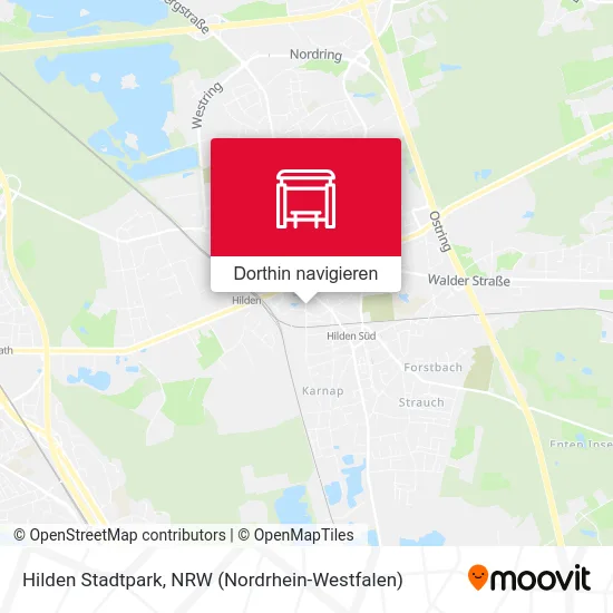 Hilden Stadtpark Karte