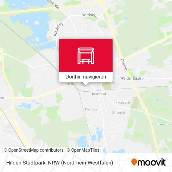 Hilden Stadtpark Karte