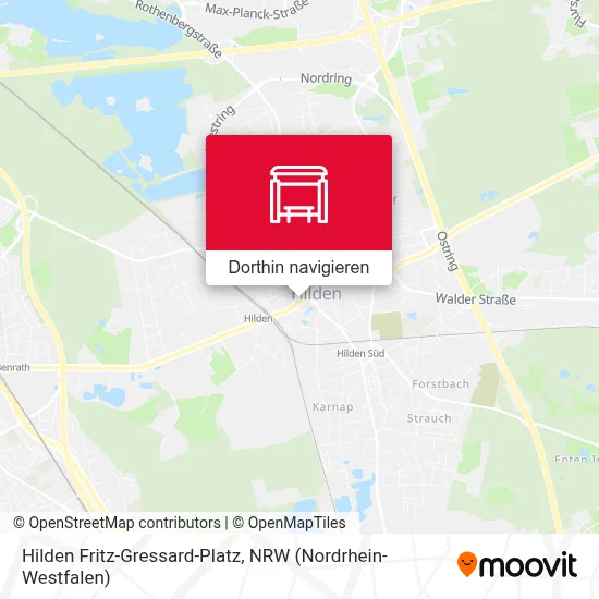 Hilden Fritz-Gressard-Platz Karte