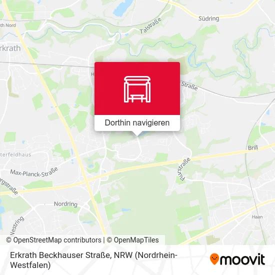 Erkrath Beckhauser Straße Karte
