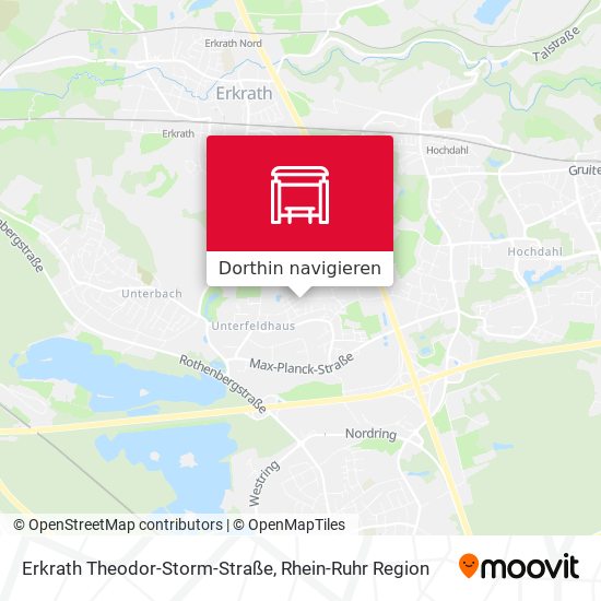 Erkrath Theodor-Storm-Straße Karte
