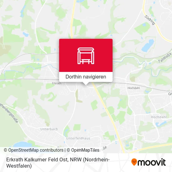 Erkrath Kalkumer Feld Ost Karte