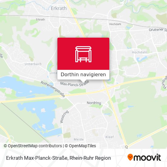 Erkrath Max-Planck-Straße Karte