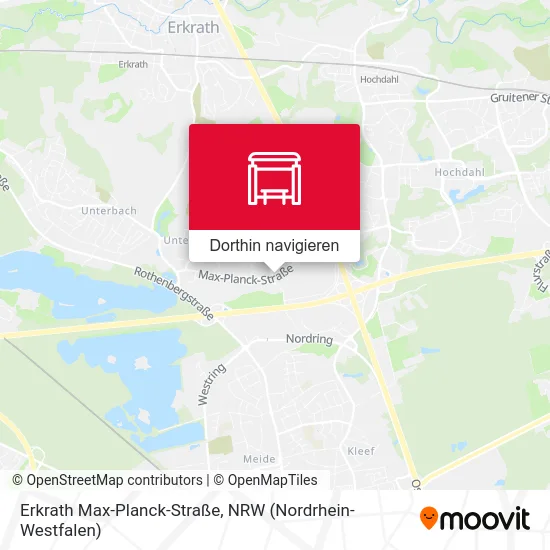 Erkrath Max-Planck-Straße Karte