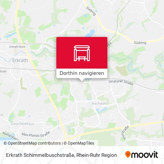 Erkrath Schimmelbuschstraße Karte