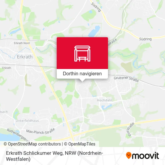 Erkrath Schlickumer Weg Karte