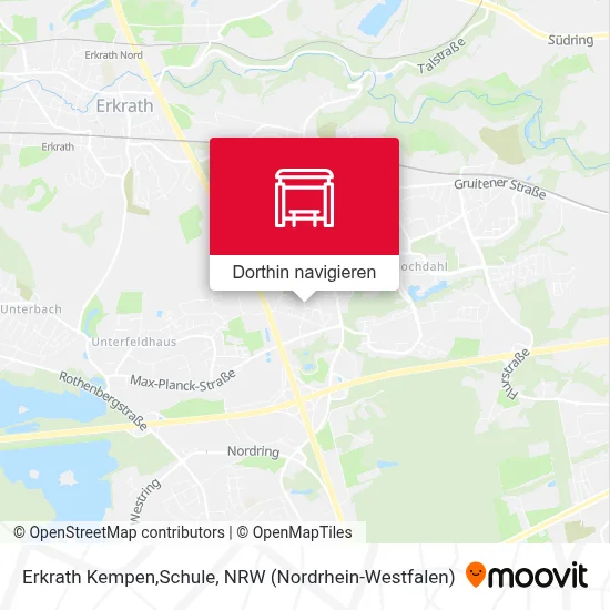 Erkrath Kempen,Schule Karte