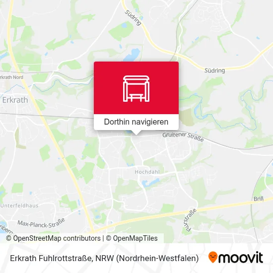 Erkrath Fuhlrottstraße Karte