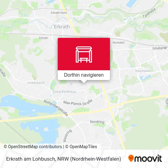 Erkrath am Lohbusch Karte