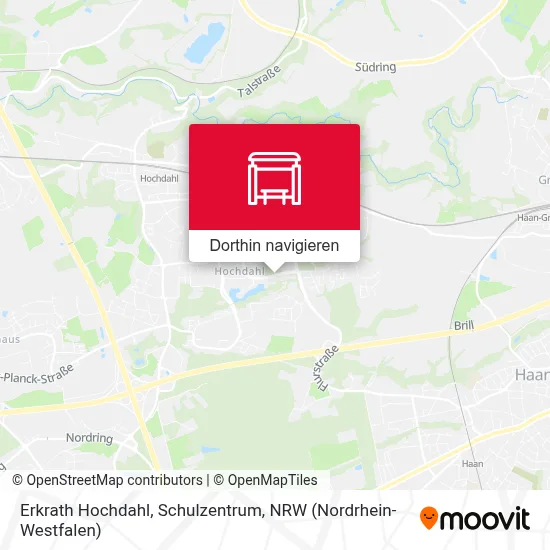 Erkrath Hochdahl, Schulzentrum Karte