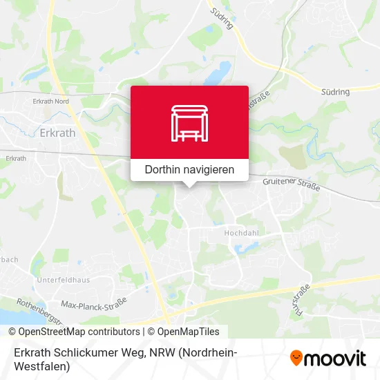 Erkrath Schlickumer Weg Karte