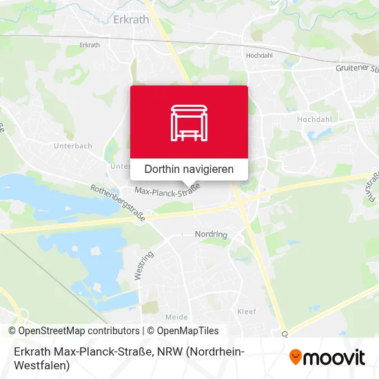 Erkrath Max-Planck-Straße Karte
