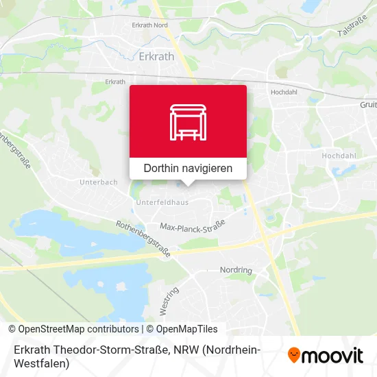 Erkrath Theodor-Storm-Straße Karte