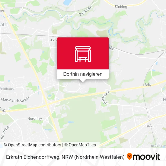Erkrath Eichendorffweg Karte