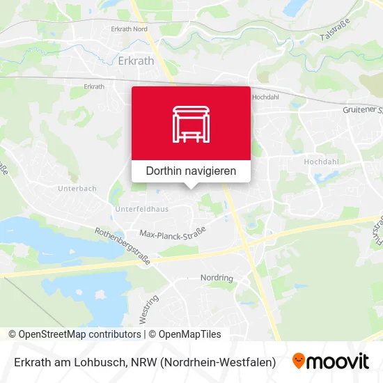Erkrath am Lohbusch Karte