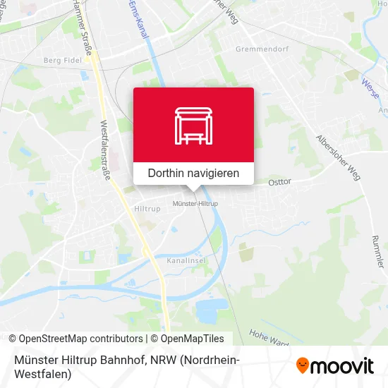 Münster Hiltrup Bahnhof Karte