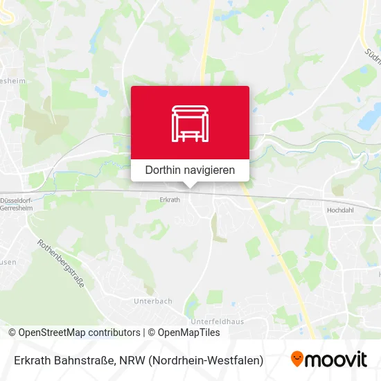 Erkrath Bahnstraße Karte