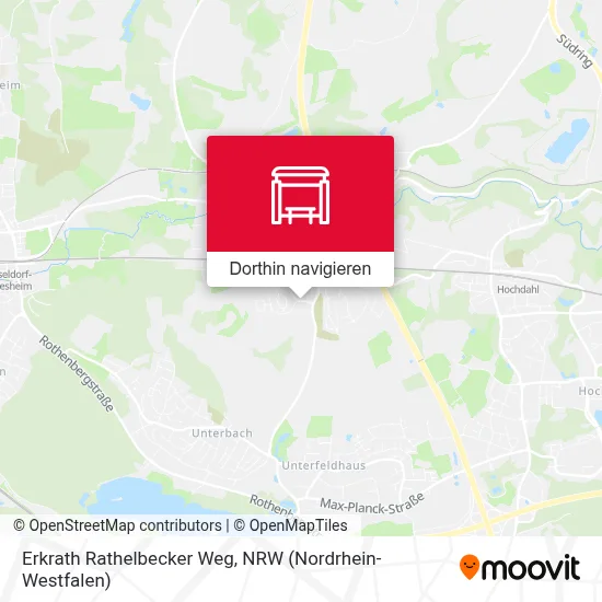 Erkrath Rathelbecker Weg Karte