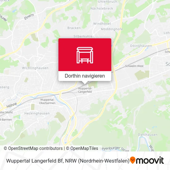 Wuppertal Langerfeld Bf Karte