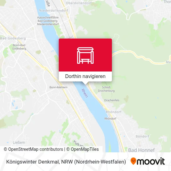 Königswinter Denkmal Karte
