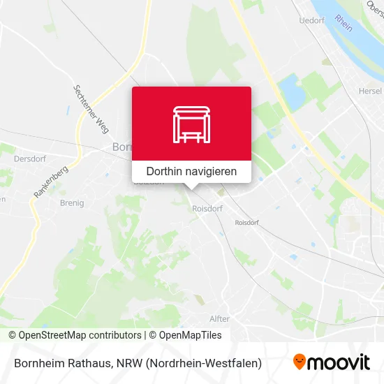 Bornheim Rathaus Karte
