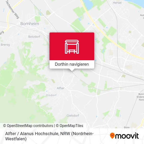 Alfter / Alanus Hochschule Karte