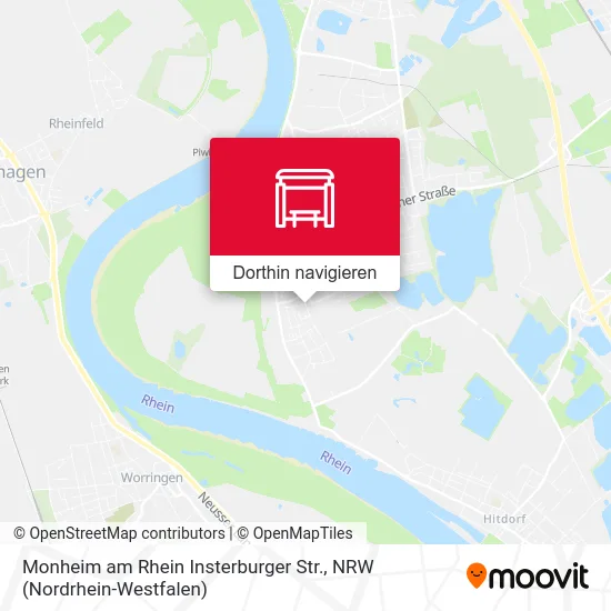 Monheim am Rhein Insterburger Str. Karte