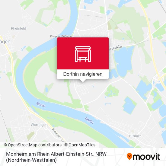 Monheim am Rhein Albert-Einstein-Str. Karte