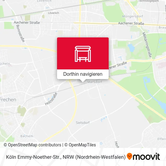 Köln Emmy-Noether-Str. Karte