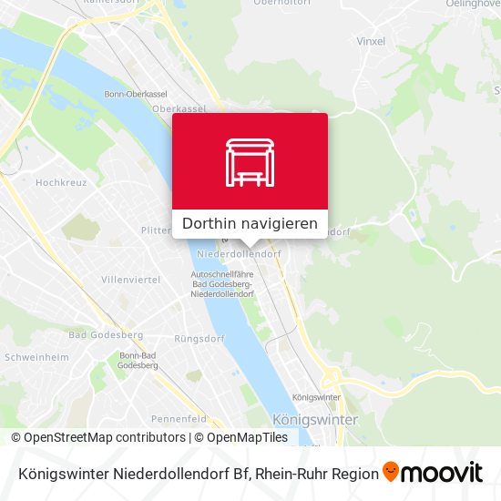 Königswinter Niederdollendorf Bf Karte