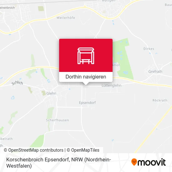Korschenbroich Epsendorf Karte