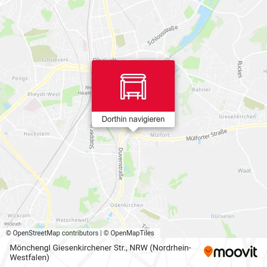 Mönchengl Giesenkirchener Str. Karte