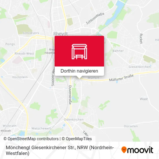 Mönchengl Giesenkirchener Str. Karte