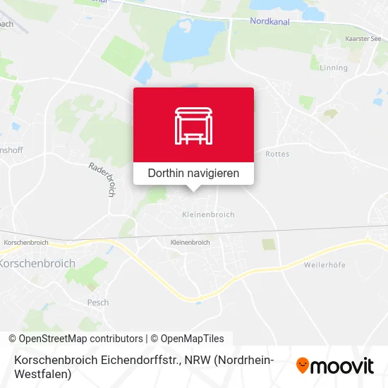 Korschenbroich Eichendorffstr. Karte