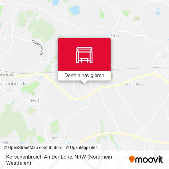 Korschenbroich An Der Lohe Karte