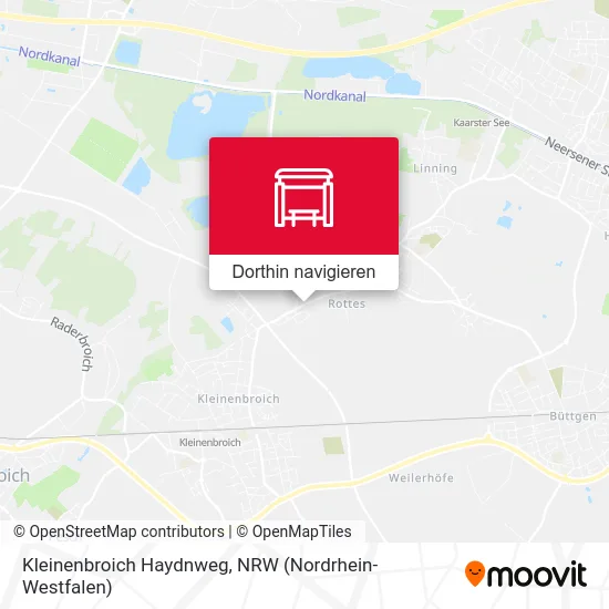 Kleinenbroich Haydnweg Karte