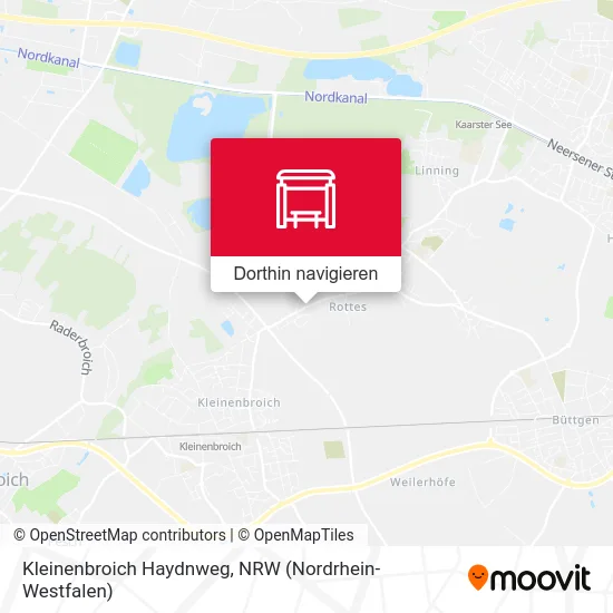 Kleinenbroich Haydnweg Karte