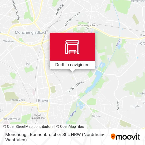 Mönchengl. Bonnenbroicher Str. Karte