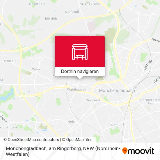Mönchengladbach, am Ringerberg Karte