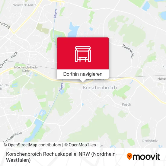 Korschenbroich Rochuskapelle Karte